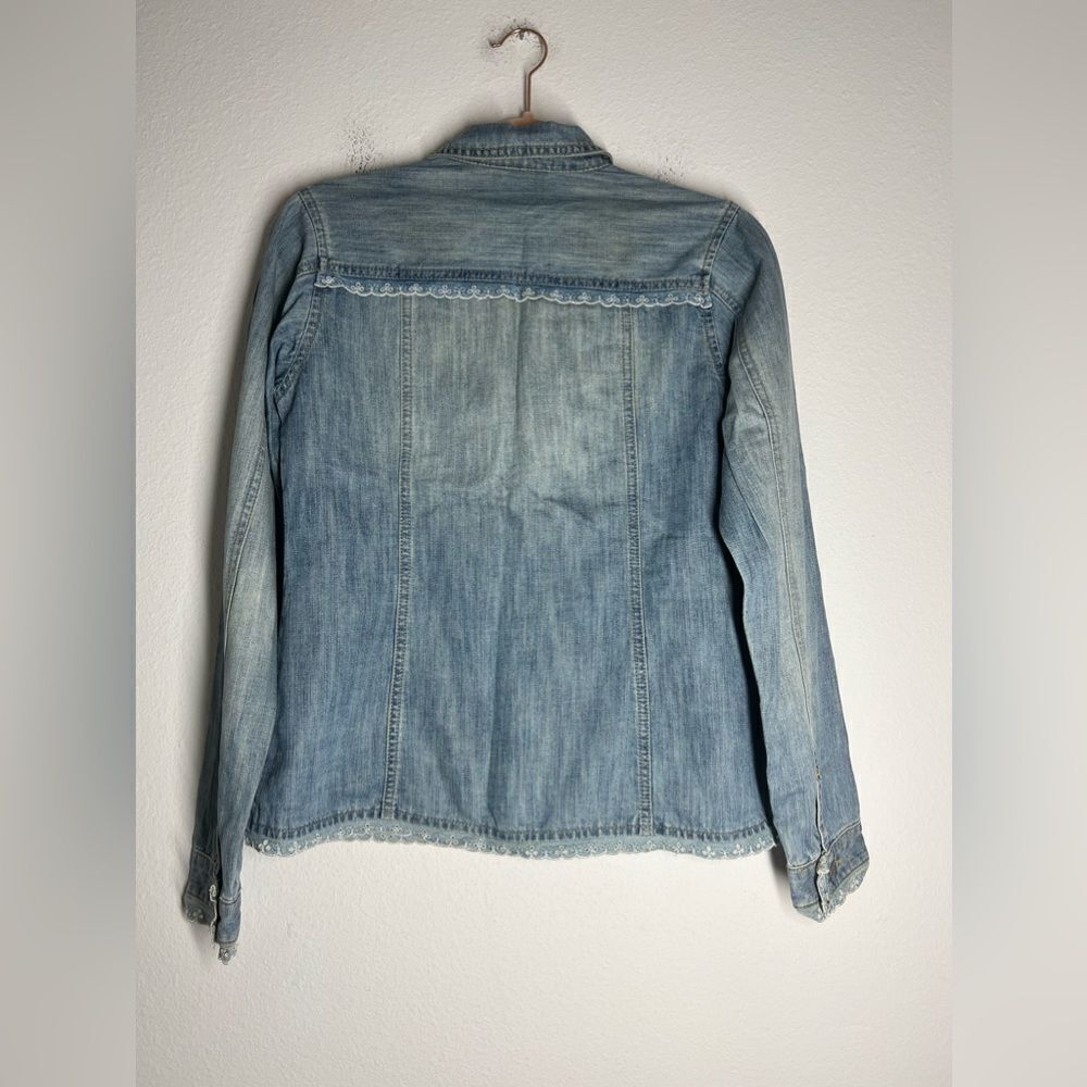 Inside By Campus Jacket Womens Medium Classic But… - image 2